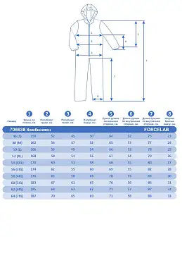 Комбинезон Forcelab Хаки, 706638