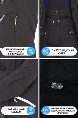 Куртка WHS Черный, 8783408