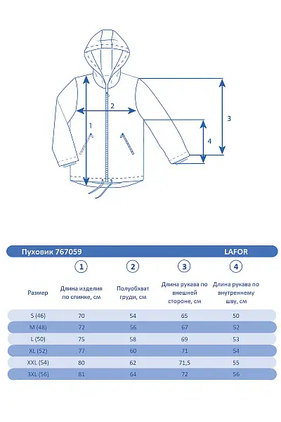 Мужской зимний Костюм Lafor Темно-синий, 767059K1