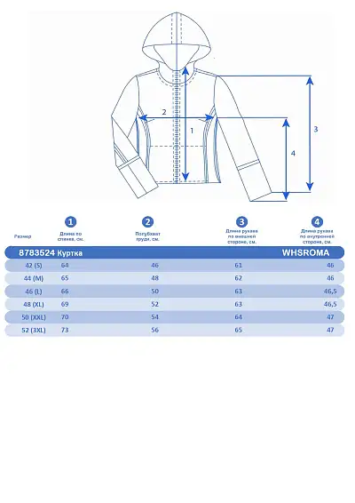 Куртка WHS Розовый, 8783524