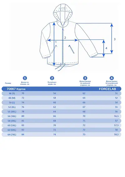 Куртка Forcelab Серый, 70667