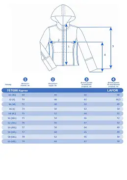 Куртка Lafor Мультицвет, 767096