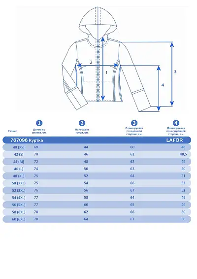Куртка Lafor Мультицвет, 767096