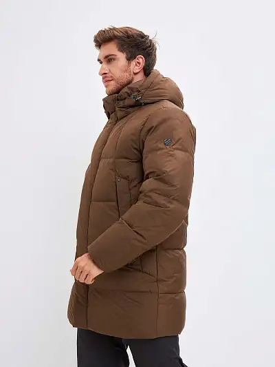 Пуховик WHS Коричневый, 8783493