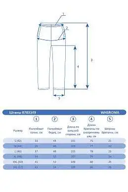 Женские горнолыжные Штаны WHS Темно-синий, 8783349