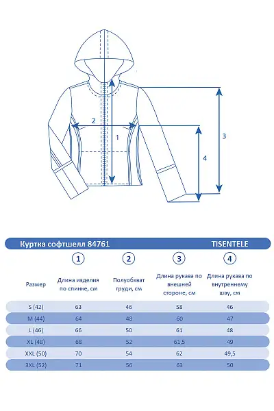 Куртка Tisentele Желтый, 84761