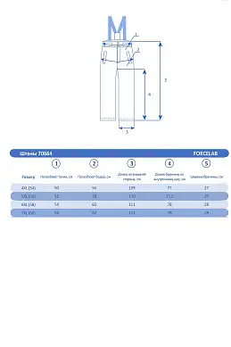 Штаны Forcelab Черный, 70664