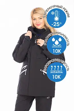 Куртка WHS Черный, 8783408