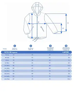 Куртка Lafor Темно-серый, 7670138