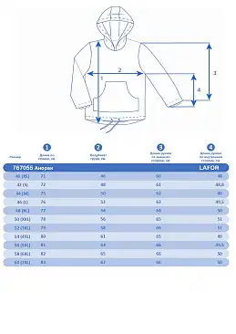 Женский горнолыжный Анорак Lafor Розовый, 767055