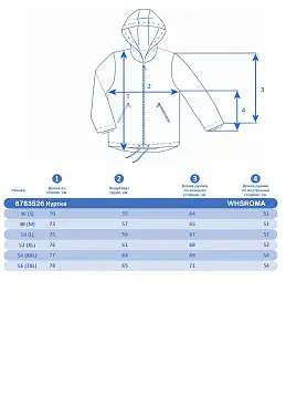 Куртка WHS Синий, 8783526
