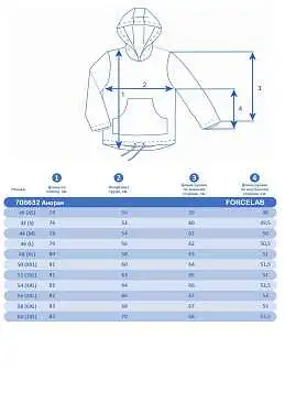 Анорак Forcelab Бирюзовый, 706632