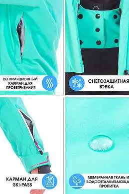 Женский горнолыжный Костюм Lafor Мятный, 767054K2