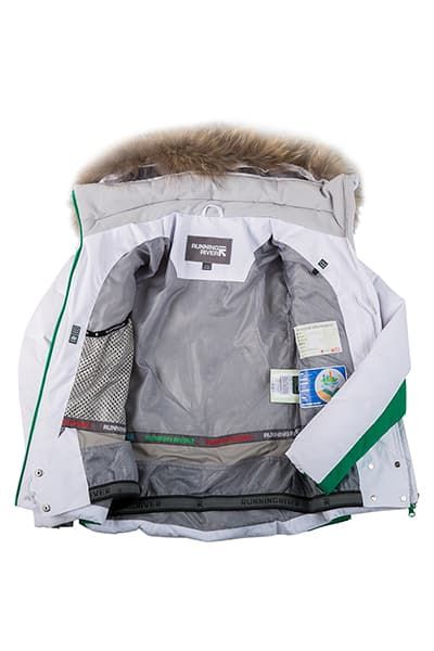 Женский горнолыжный Пуховик Running River Белый, 827827