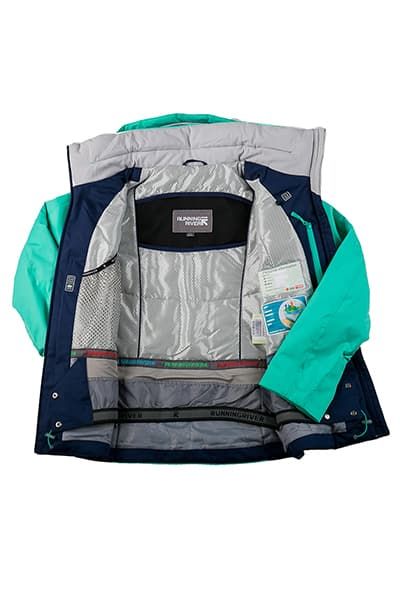 Женская горнолыжная Куртка Running River Мятный, 827822