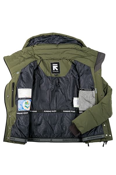 Женский горнолыжный Пуховик Running River Хаки, 827825