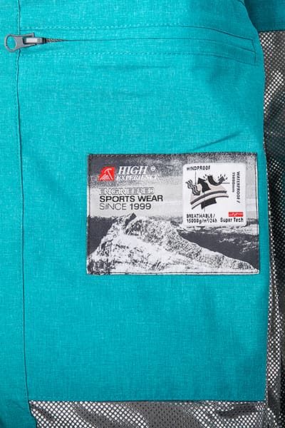 Женский зимний Пуховик High Experience Бирюзовый, 6980291