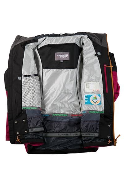 Мужская горнолыжная Куртка Running River Черный, 827833