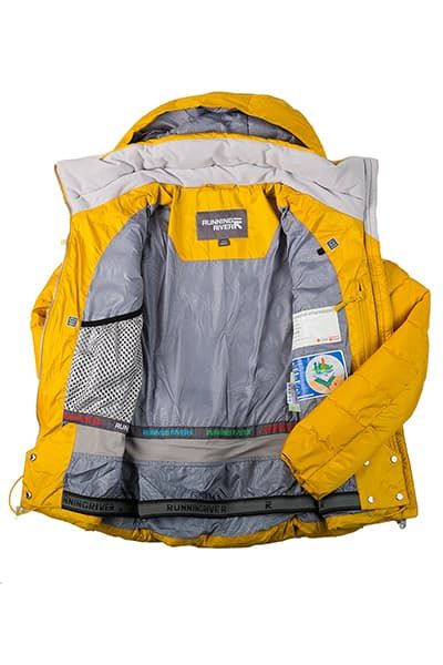 Женский горнолыжный Пуховик Running River Желтый, 827826