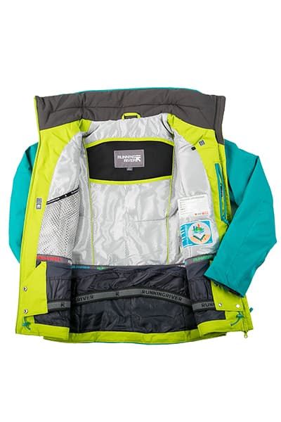 Женская горнолыжная Куртка Running River Бирюзовый, 827822