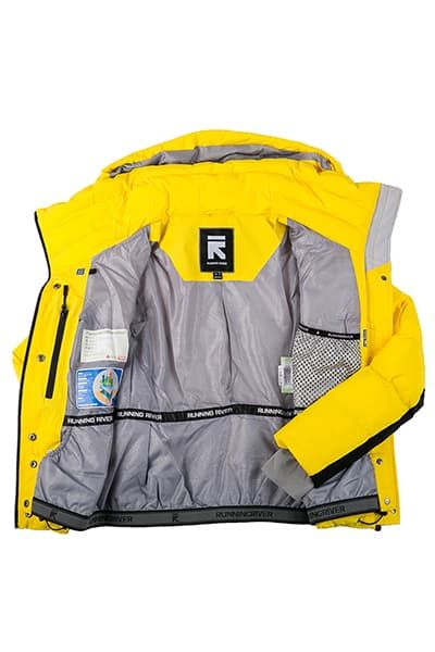 Женский горнолыжный Пуховик Running River Желтый, 827825