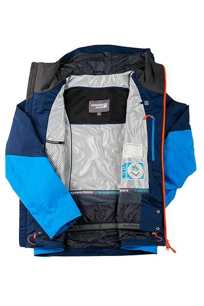 Мужская горнолыжная Куртка Running River Синий, 827834