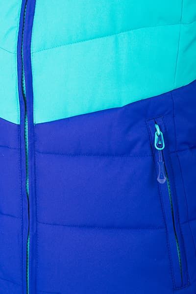 Женский горнолыжный Пуховик High Experience Бирюзовый, 6980292