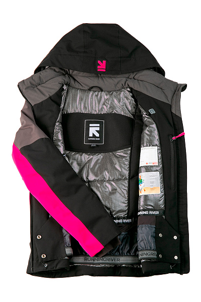 Женская горнолыжная Куртка Running River Черный, 8278130