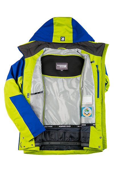 Мужская горнолыжная Куртка Running River Салатовый, 827879