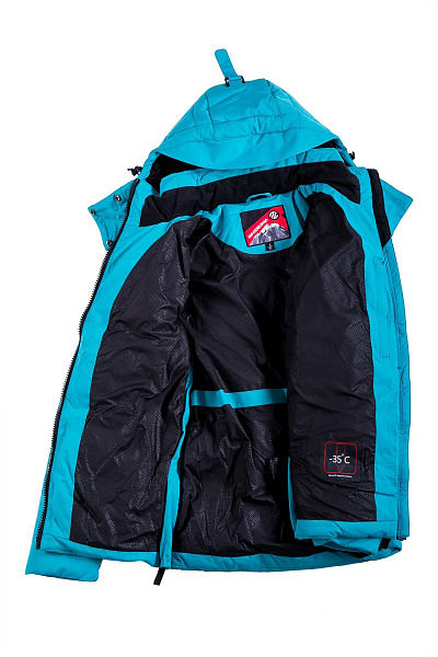 Женский зимний Пуховик WHS Голубой, 8783129