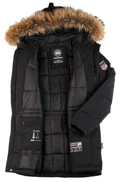 Мужская зимняя Парка High Experience Черный, 6980335