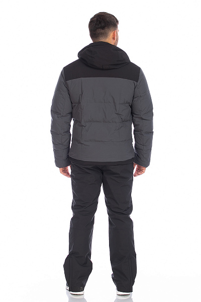 Мужской зимний Костюм Tisentele Темно-серый, 84766K1