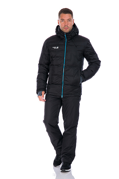 Мужской горнолыжный Пуховик Running River Черный, 827869