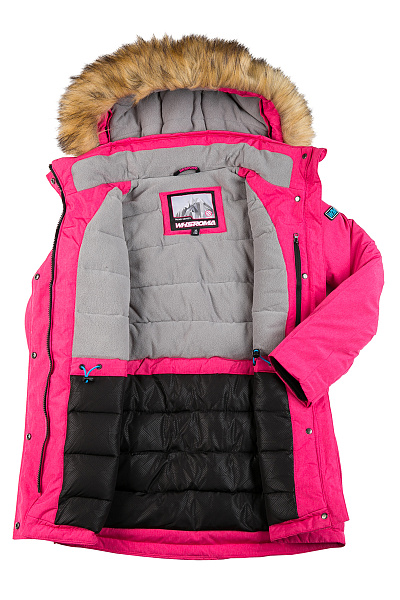 Детская зимняя Куртка WHS Малиновый, 8783246