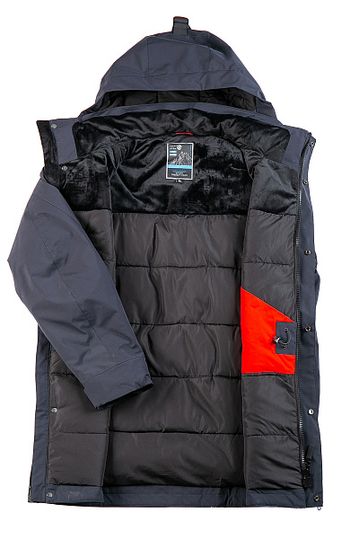 Парка WHS Темно-серый, 8783356