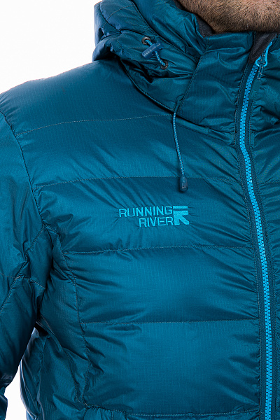 Мужской горнолыжный Пуховик Running River Темно-синий, 827869