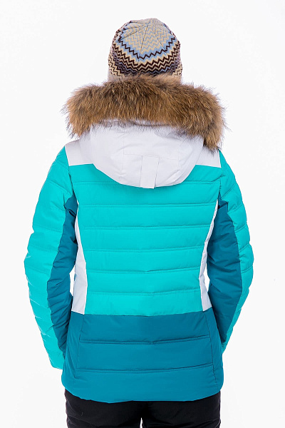 Женский горнолыжный Пуховик High Experience Голубой, 6980259