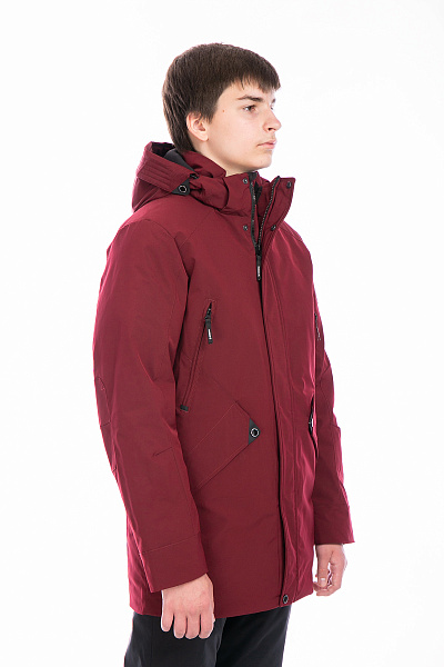 Детская зимняя Парка WHS Бордовый, 8783283