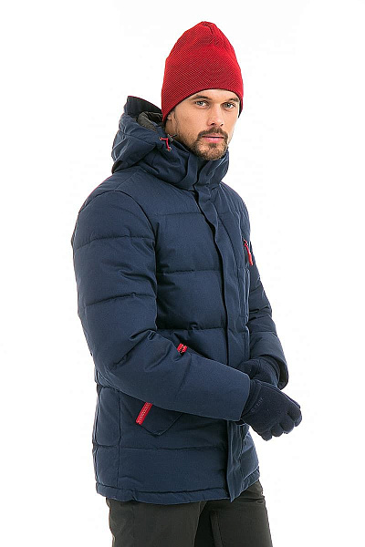 Мужской зимний Пуховик WHS Синий, 878378