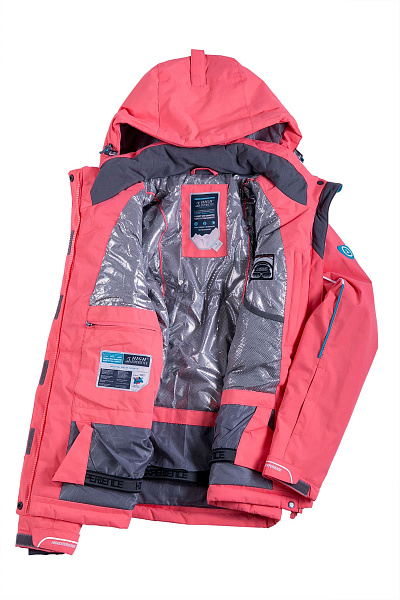 Женский горнолыжный Костюм High Experience Коралловый, 6980248K1