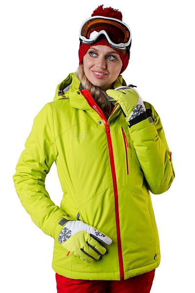 Женская горнолыжная Куртка High Experience Салатовый, 6980155