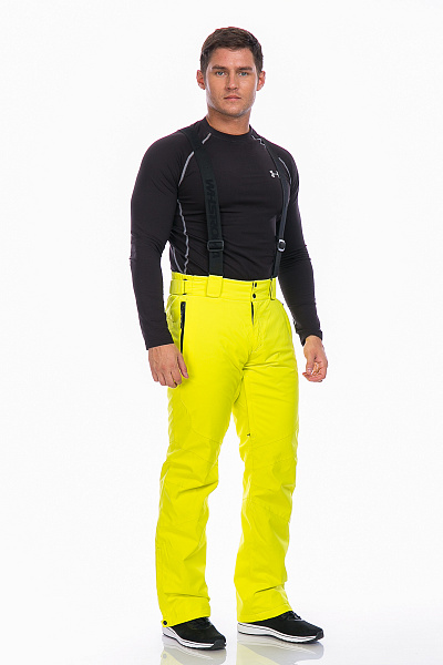 Мужские горнолыжные Штаны WHS Желтый, 8783253