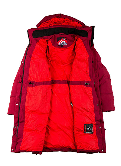 Женский зимний Пуховик WHS Бордовый, 8783155