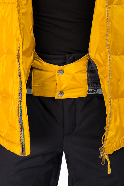 Мужской горнолыжный Пуховик Running River Желтый, 827869