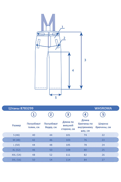 Мужской горнолыжный Костюм WHS Темно-синий, 8783292K2