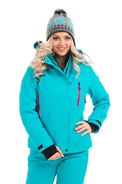 Женская горнолыжная Куртка WHS Бирюзовый, 878396