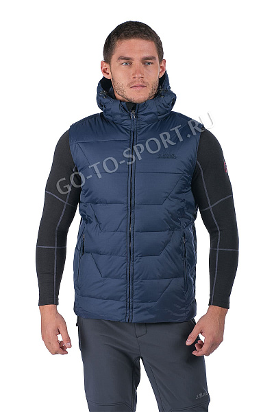 Мужской горнолыжный Жилет High Experience Синий, 6980114