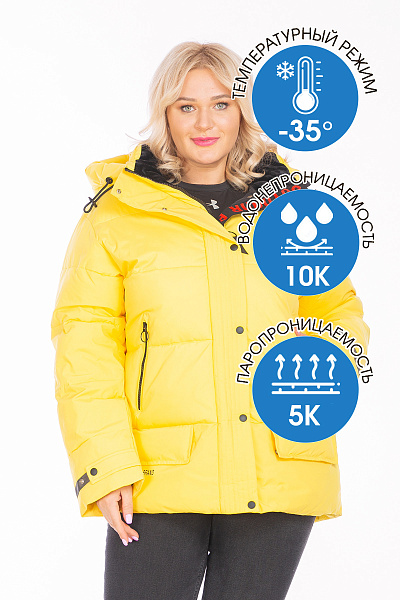 Куртка WHS Желтый, 8783395