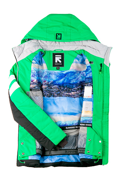 Женская горнолыжная Куртка Running River Зеленый, 8278134