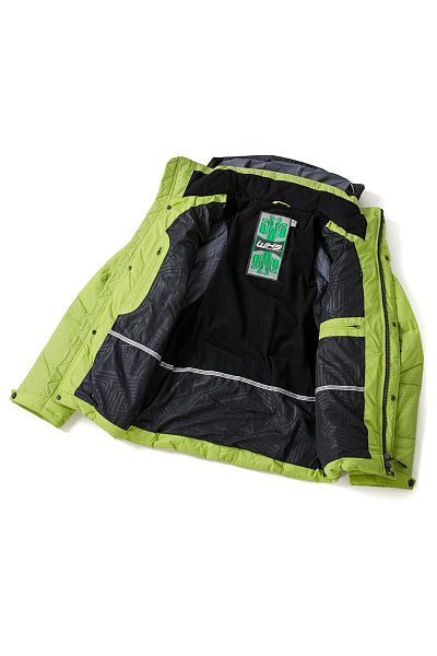 Мужской горнолыжный Пуховик WHS Зеленый, 878367